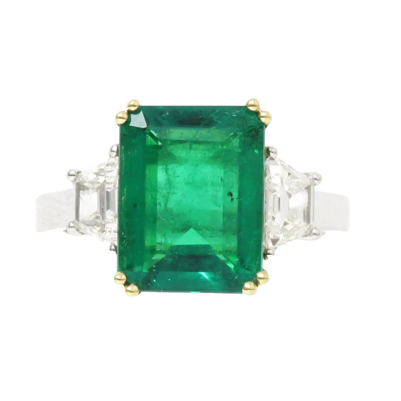 Bague émeraude - vivd green