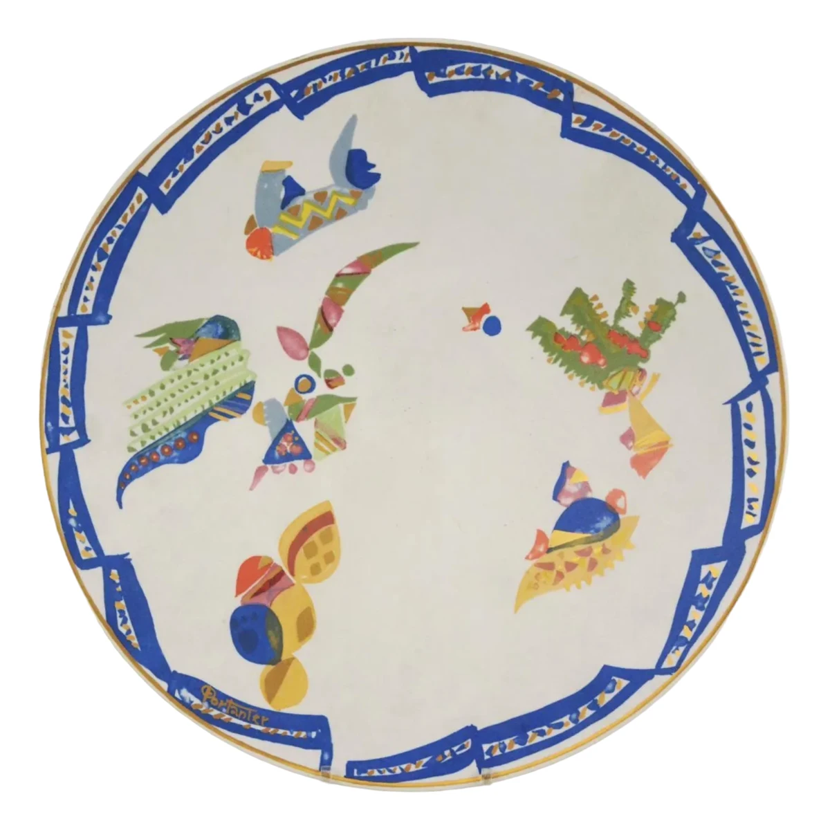 Gilbert portanier - assiette pour Rosenthal