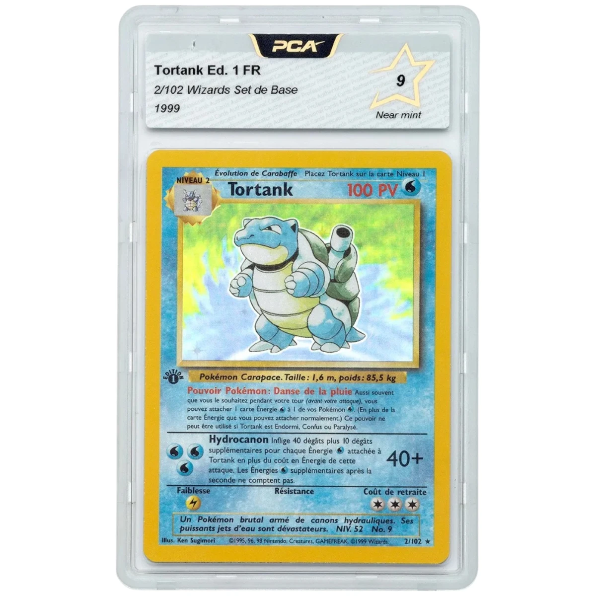 Tortank set de base 1ère édition - carte Pokémon