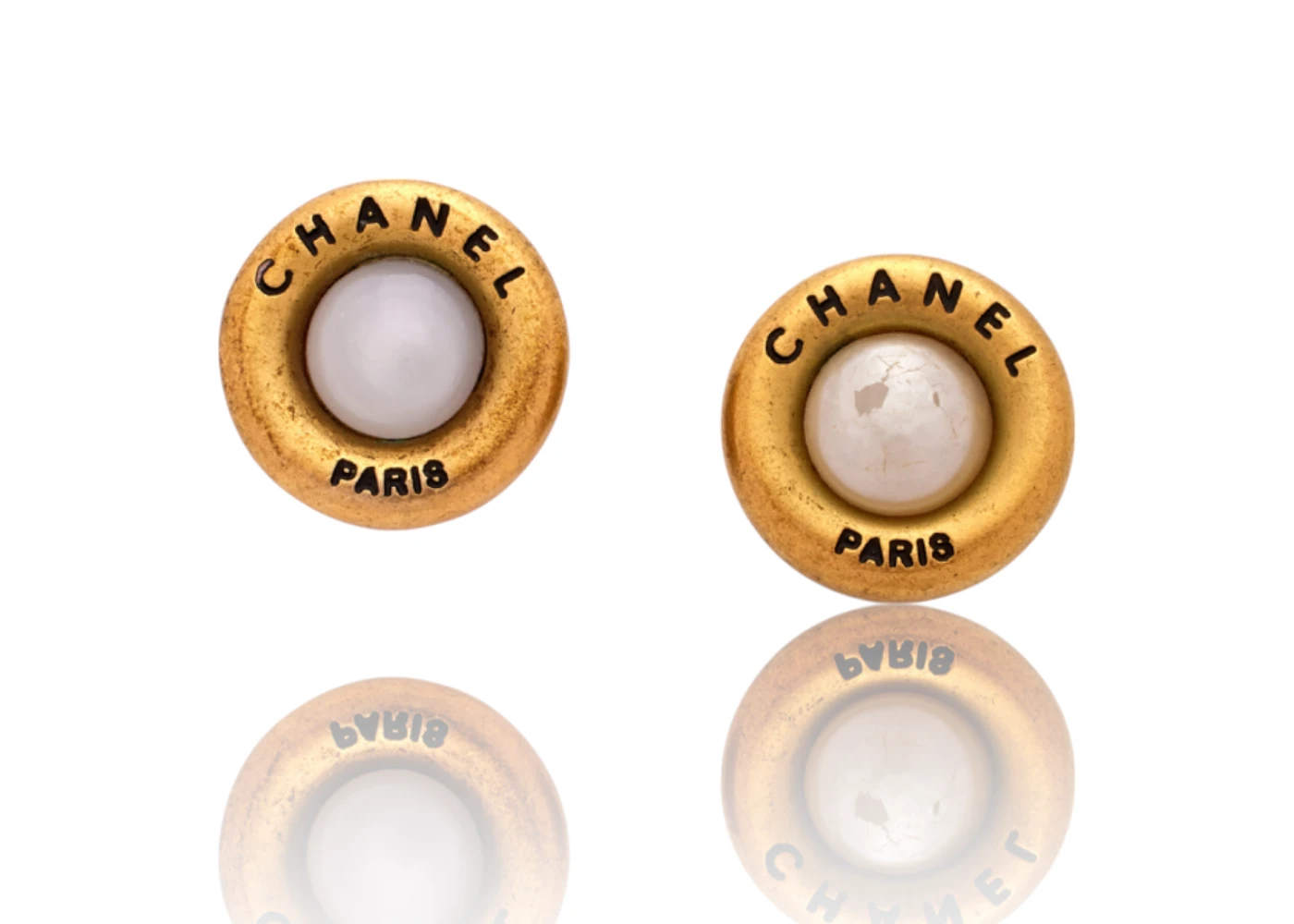 Boucles d'oreille Chanel - bijoux fantaisie chanel