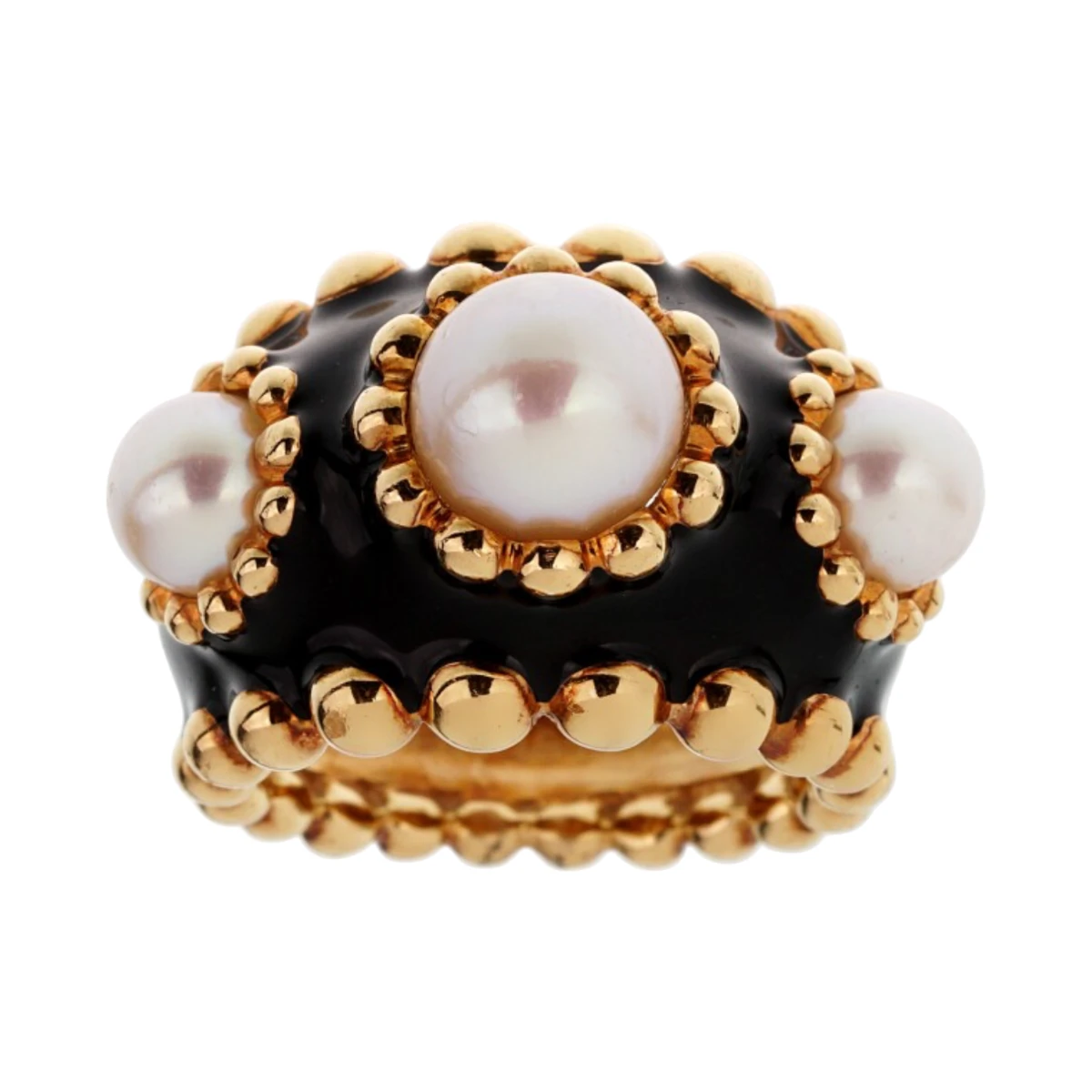 Chanel bague perle