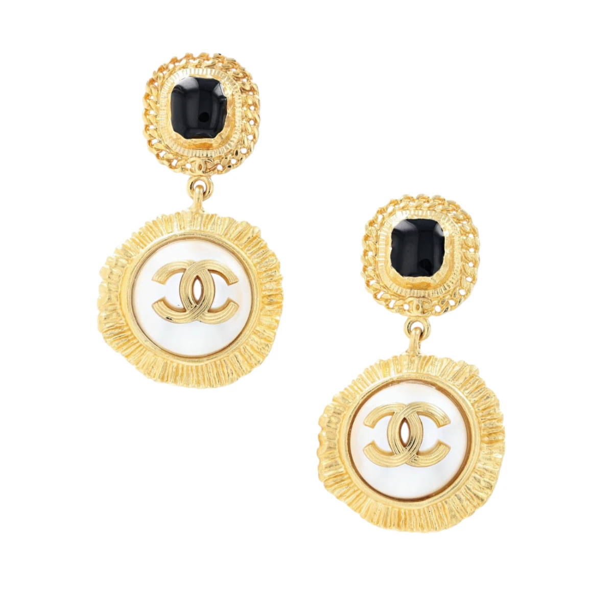 Chanel - boucles d'oreille fantaisie