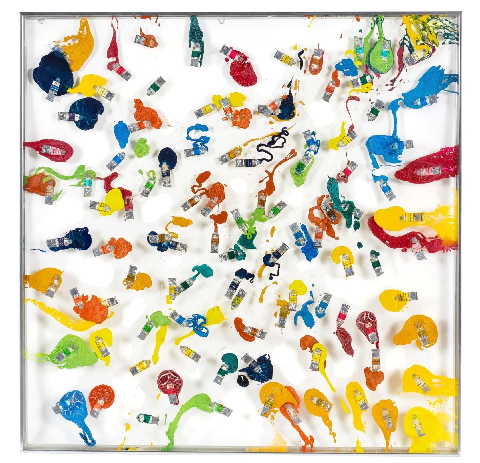 Arman Accumulation tubes de peinture