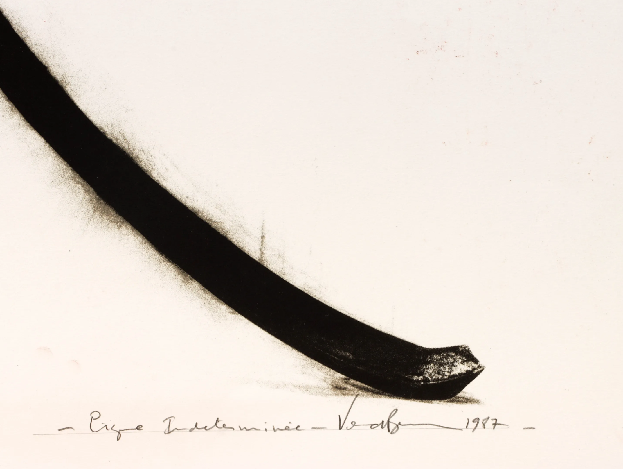 Signature Bernar Venet