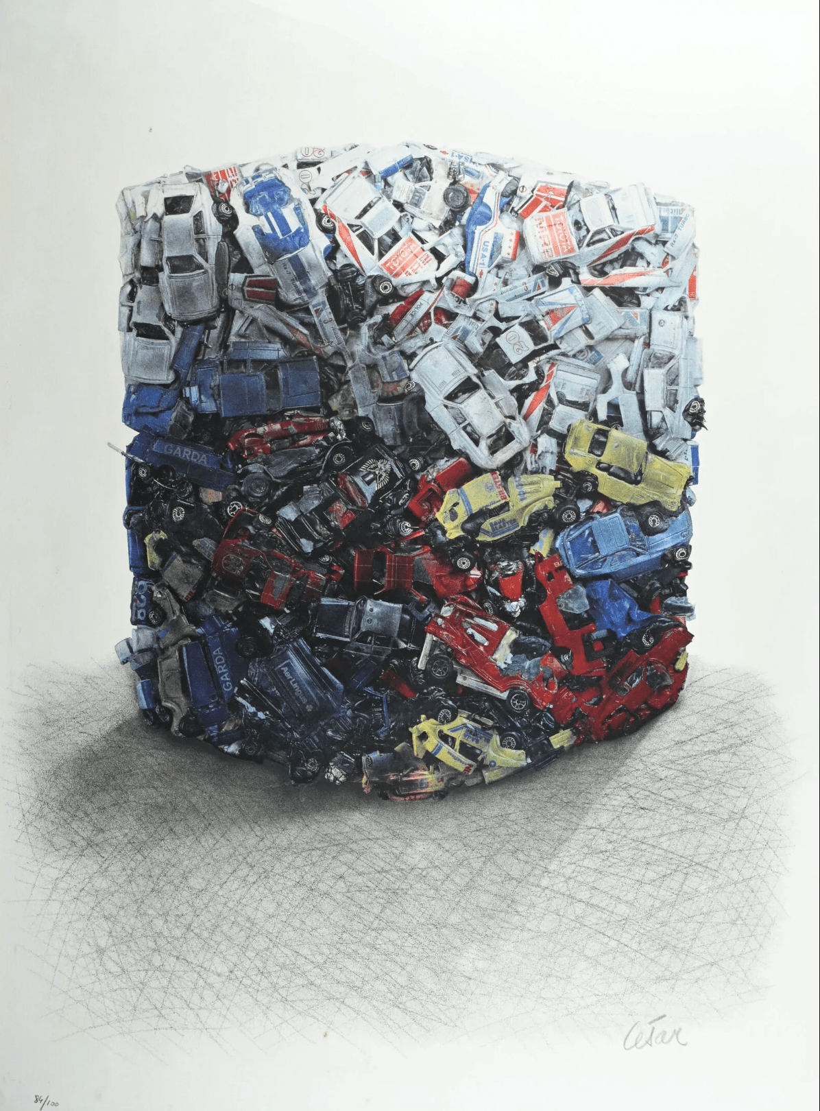 César - portrait de compression