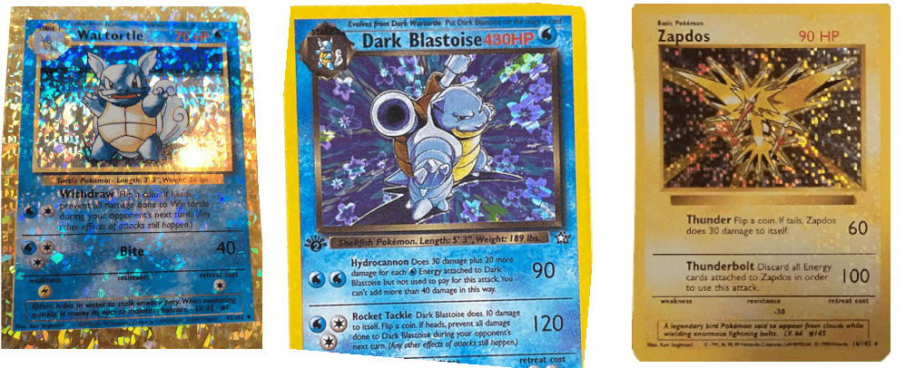 Fausses cartes Pokémon