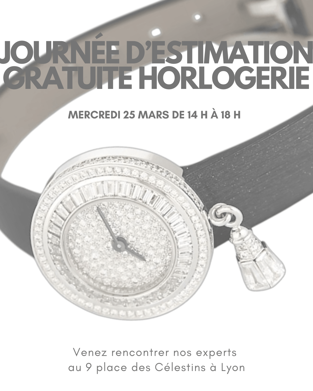 Journée d'estimations gratuites montres