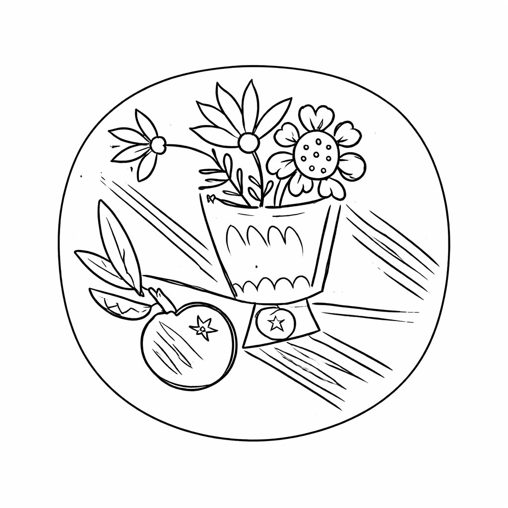 Assiette Bouquet à la pomme de Pablo Picasso