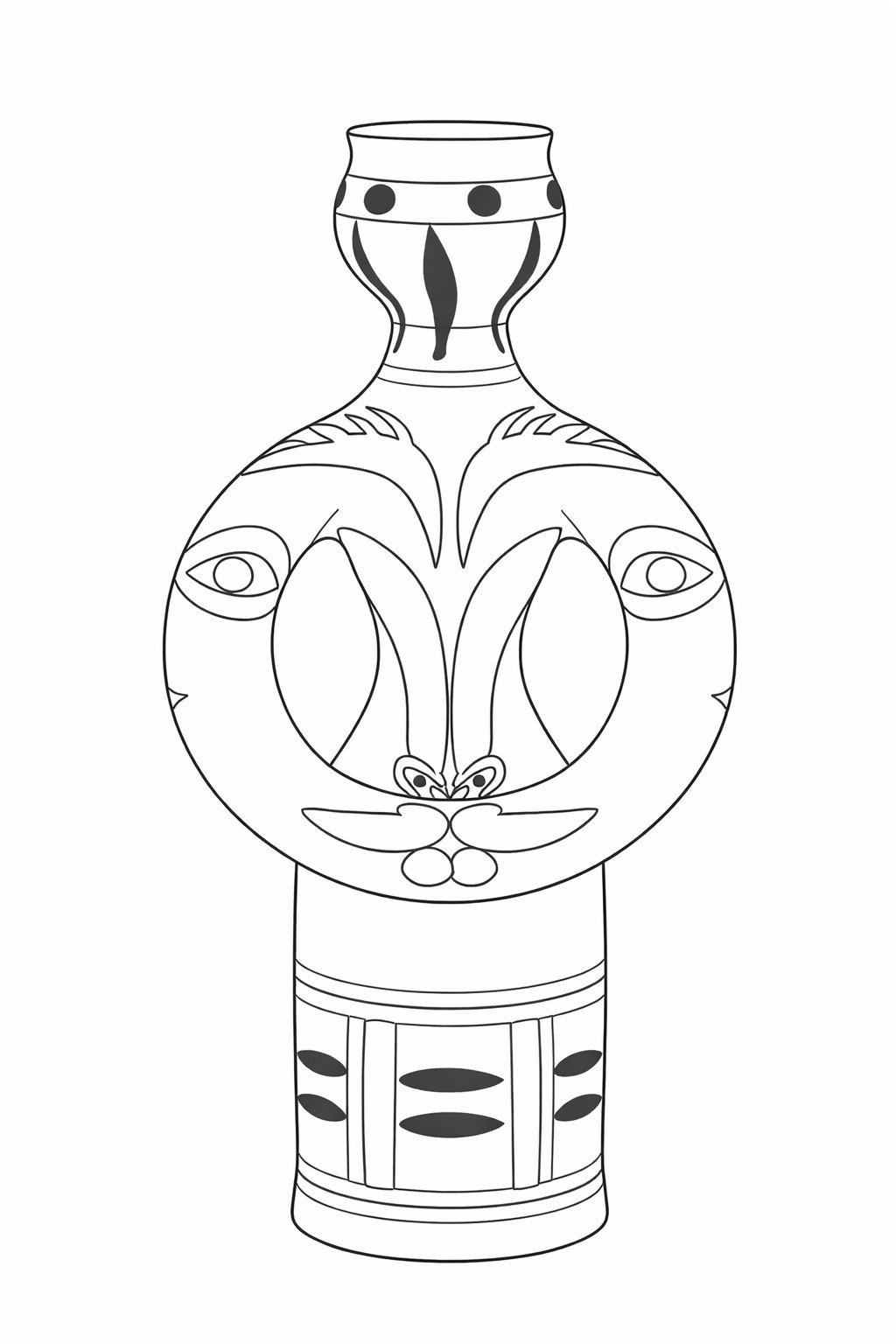 Vase Femme lampe Picasso