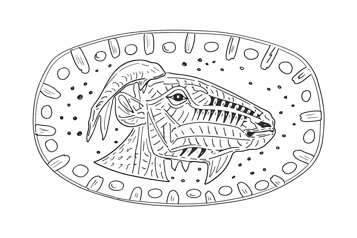 Plat Tête de chèvre de Pablo Picasso