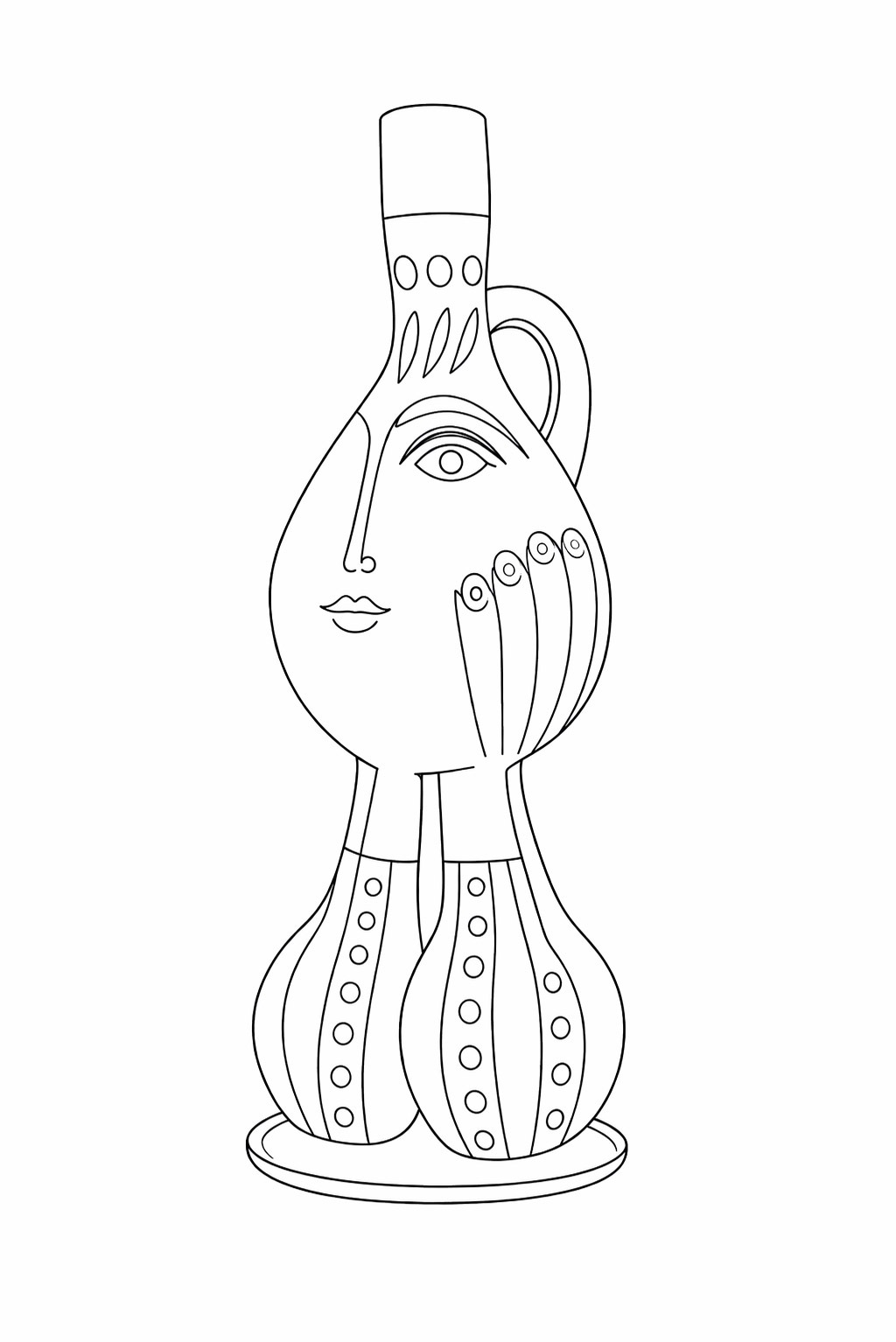 Vase Tripode Picasso