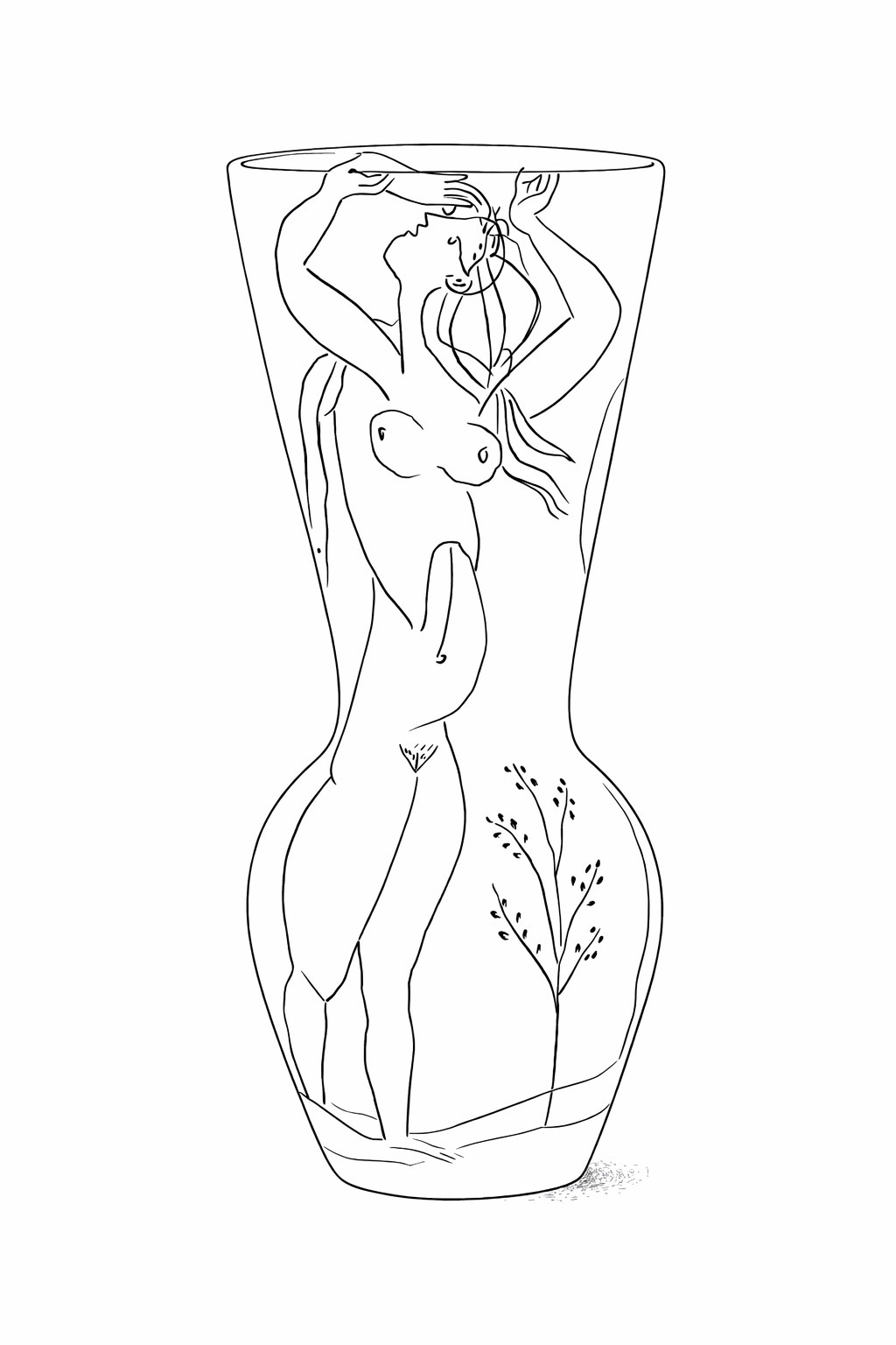Vase aux danseurs Picasso