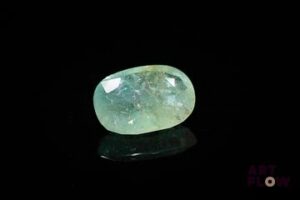 Aigue-marine coussin. Inclusions. 5.80 cts. 14.0mm x 10.5mm