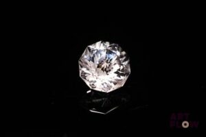 Améthyste pâle ronde fantaisie. Jolie couleur, VS. 3.43 cts. 10.0mm