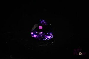Améthyste trillion. 2.60 cts. 10.0mm x 10.0mm