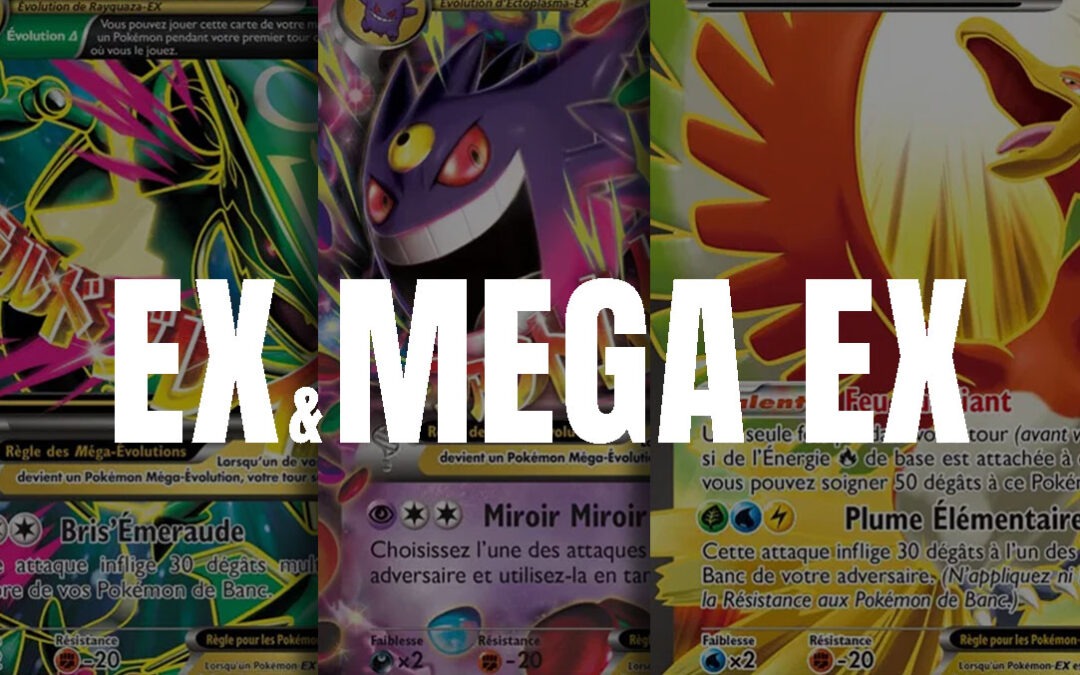 Cartes Pokémon EX et Mega EX du bloc XY : rareté, valeur et guide complet (2013–2016)