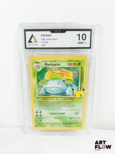 Carte Pokémon Florizarre 15/102 - Holographique - gradée 10 par SCA Série du bloc Epée et bouclier : Célébrations 25 Carte en état Mint+ (SCA 10) En français