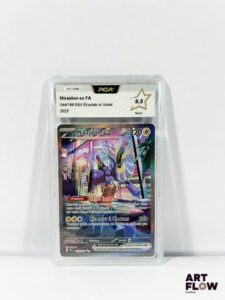 Carte Pokémon gradée Miraidon Ex 244/198 - Alternative - PCA 9,5. Série Écarlate&Violet (SV1). Carte en état Neuf (PCA 9,5), en français.