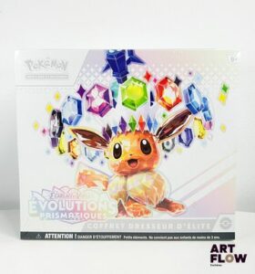 Coffret Pokémon Elite Trainer Box (ETB) Série Écarlate et Violet : Évolutions Prismatiques (EV8.5). Scellée, en français. Neuf