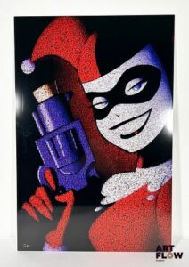 David LAW (né en 1967) Crypto Harley Quinn III Tirage photographique sur panneau Signé dans la planche et numéroté 1/8 Dim. 60 x 40 cm