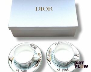 Dior Service à thé ou café, modèle « La lune » Jamais utilisé - Expédition obligatoire.