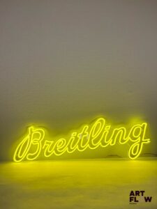 Enseigne lumineuse Breitling Dimensions : 85 cm Fonctionnelle