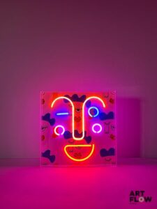 Enseigne lumineuse Pop Art Dimensions : 40 x 40 cm Fonctionnelle