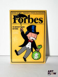 Enseigne lumineuse The Nineties - Monopoly x Picsou x Forbes. Dimensions : 50 x 50 x 8 cm Fonctionnelle - État général excellent. Alimentation USB.