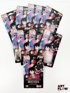 Ensemble de 10 boosters One Piece scellés Série OP09 "Les Nouveaux Empereurs" En français