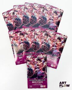 Ensemble de 10 boosters One Piece scellés Série OP11 "Des Poings Vifs comme l'éclair" En français
