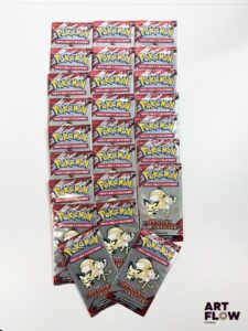 Ensemble de 25 Boosters pack loisir Pokémon scellés Série du bloc Ecarlate et violet : Rivalités destinées (EV10). En français.