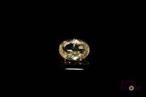 Héliodore ovale. 1.19 ct. 8.1mm x 6.0mm