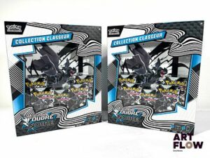 POKEMON Ensemble comprenant : 2 coffrets Pokémon - Collection classeur - Série Écarlate & Violet : Foudre Noire (EV10.5). Scellés et en Français. Neuf
