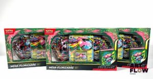 POKEMON Ensemble comprenant : 3 coffrets Pokémon collector avec figurine Méga-Florizarre Ex. Neufs