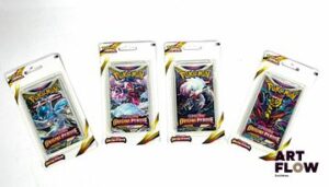 POKEMON Ensemble comprenant : 4 boosters Epée & Bouclier Origine Perdue Art Set Neuf