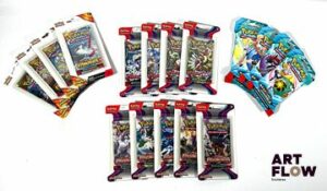 POKEMON Ensemble de 4 art sets comprenant: - Écarlate et Violet - Aventures ensemble - Art Set (4 boosters) - Neufs - Écarlate et Violet - Etincelles déferlantes - Art Set (4 boosters) - Neufs - Écarlate et Violet - Art Set (4 boosters) - Neufs - Écarlate et Violet - Évolution à Paldea - Art Set (5 boosters) - Neufs