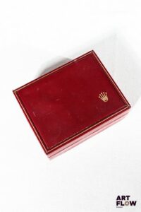 ROLEX Boîte, numérotée 14.00.02 13 x 10 x 5 cm Petites usures d'usage, tâches