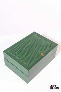 ROLEX Boîte, numérotée 31.00.64 18 x 13 x 8 cm Traces d'usure