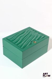 ROLEX Boîte, numérotée 39137.71 15 x 11,5 x 8 cm Accidents