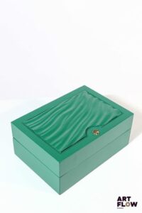 ROLEX Boîte, numérotée 39139.64 18 x 13 x 8 cm Accidents, tâches