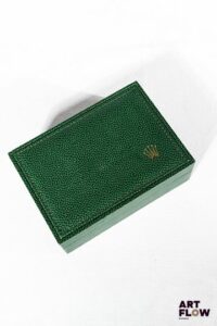 ROLEX Boîte, numérotée 68.00.55 10 x 14,5 x 5 cm Infimes usures et petit accident à l'intérieur