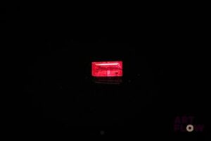 Rubis baguette. 0.39 ct. 5.7mm x 3.0mm
