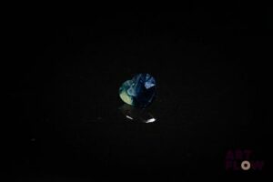 Saphir coeur. Inclusions. 0.81 ct. 6.0mm x 5.0mm
