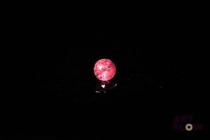 Saphir rose vif rond. Probablement Madagascar, jolie couleur. 0.45 ct. 4.0mm