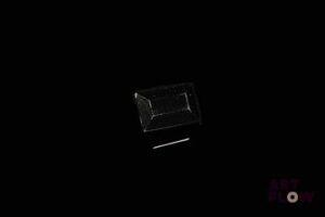 Spinelle bleu rectangulaire à pans vifs. 1.22 ct. 7.0mm x 5.0mm