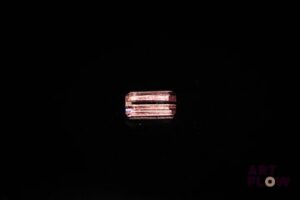 Tourmaline rose baguette. Jolie couleur, non chauffée. 0.50 ct. 6.0mm x 2.0mm