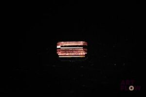 Tourmaline rose rectangulaire à pans coupés. Très belle couleur, non chauffée. 0.87 ct. 8.5mm x 4.0mm