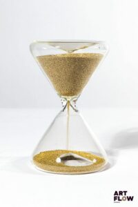 VACHERON CONSTANTIN Sablier Dans sa boite d’origine H.12 cm Etat neuf