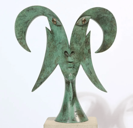 Sculpture Chèvre-pied Jean Cocteau