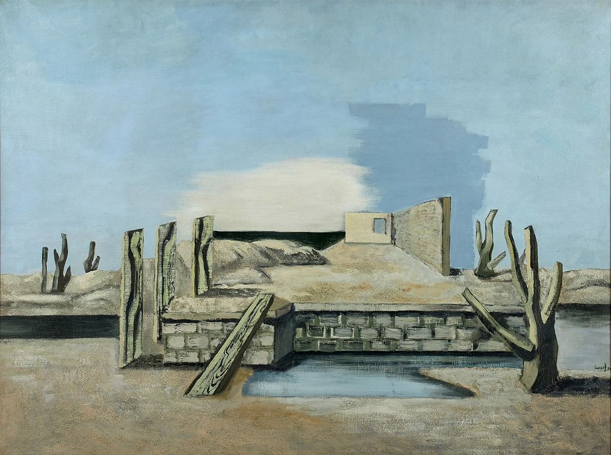 Jean Lurçat, Aridité ou La petite fenêtre, 1930, huile sur toile